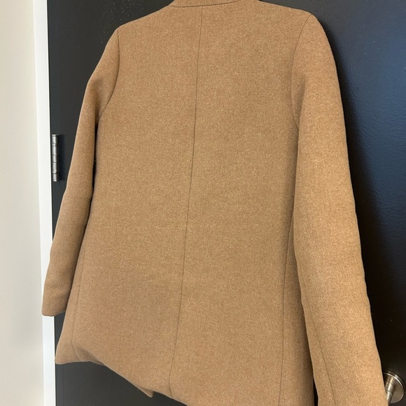 J.Crew size 6 wool blend coat in good used used condition lining has rip - Picture 3 of 10